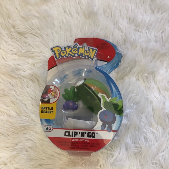 New POKEMON Clip ‘N’ Go Oddish + Nest Ball